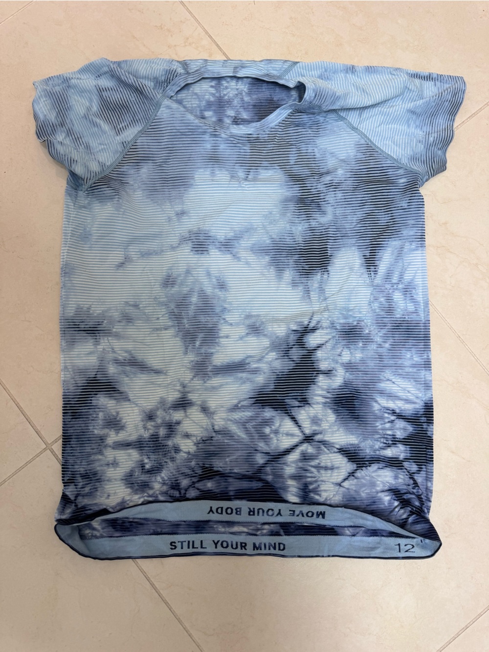 lululemon swiftly tech Women's Short Sleeve Tee in Blue Tie-Dye
